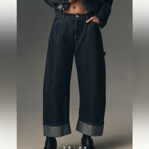 Anthropologie Pilcro Kayden carpenter high rise barrel jeans